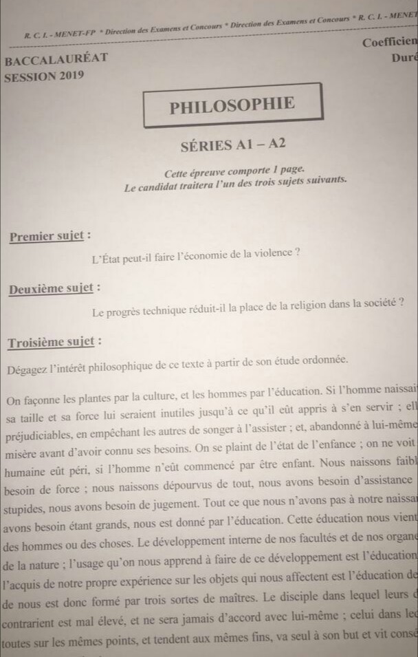 [Enquête] Fuites au baccalauréat : La supercherie perdure dans le système éducatif Mme la ministre